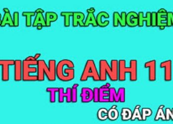 Bài tập trắc nghiệm tiếng anh 11 chương trình mới word