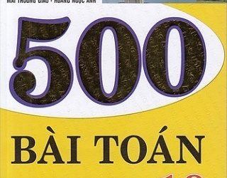 500 Bài Toán Chọn Lọc 10 pdf