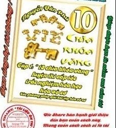 10 chìa khóa vàng luyện thi cấp tốc trắc nghiệm hóa học hóa vô cơ pdf