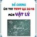 Đề Cương Ôn Thi THPT Quốc Gia 2018 Môn Vật Lý pdf