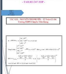 Giải Chi Tiết 100 Bài Tập Hóa Học Vô Cơ Hay Và Khó pdf