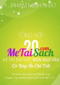 Tổng hợp 20 đề thi Đại học môn Ngữ Văn có đáp án chi tiết pdf
