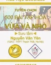Tuyển Chọn 500 Bài Tập Hóa Học Vừa Và Nhỏ pdf