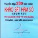 Tuyển Tập 230 Bài Toán Khảo Sát Hàm Số Chọn Lọc pdf