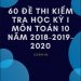 60 Đề Thi Kiểm Tra Học Kỳ 1 Môn Toán 10 Năm 2018-2019-2020 ( Có Đáp Án ) pdf