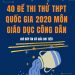 40 đề thi thử THPT Quốc Gia môn GDCD pdf