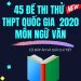 45 đề thi thử THPT Quốc Gia 2020 môn ngữ văn pdf