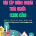Bài tập đồng nghĩa trái nghĩa (1390 câu) pdf