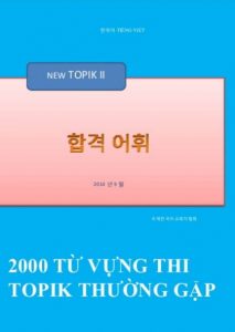 2000 Từ Vựng Thi Topik Thường Gặp pdf