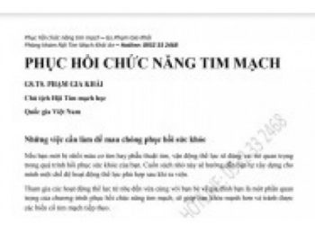 Phục Hồi Chức Năng Tim Mạch 28/04/2020 pdf
