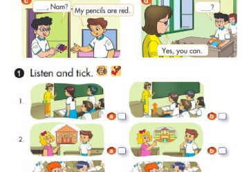 Giải chi tiết bài tập sách giáo khoa tiếng Anh lớp 3 review 2