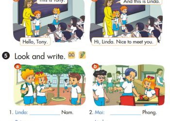 Giải chi tiết bài tập sách giáo khoa tiếng Anh lớp 3 unit 3