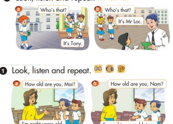 Giải chi tiết bài tập sách giáo khoa tiếng Anh lớp 3 unit 4