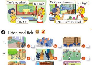 Giải chi tiết bài tập sách giáo khoa tiếng Anh lớp 3 unit 7