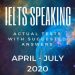 IELTS Speaking Actual Tests And Suggested Answers (April - July 2020) Bản Đẹp pdf